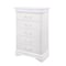 Global Furniture Usa Traditional Glam Crisp White W/ LED Charlie White Chest With Led 732 - alternate 5